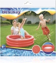 Piscine pataugeoire gonflable ronde 3 boudins 102 x 25 cm, 3 couleurs assorties BW51024_1