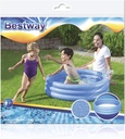 Piscine pataugeoire gonflable ronde 3 boudins 102 x 25 cm, 3 couleurs assorties BW51024_2