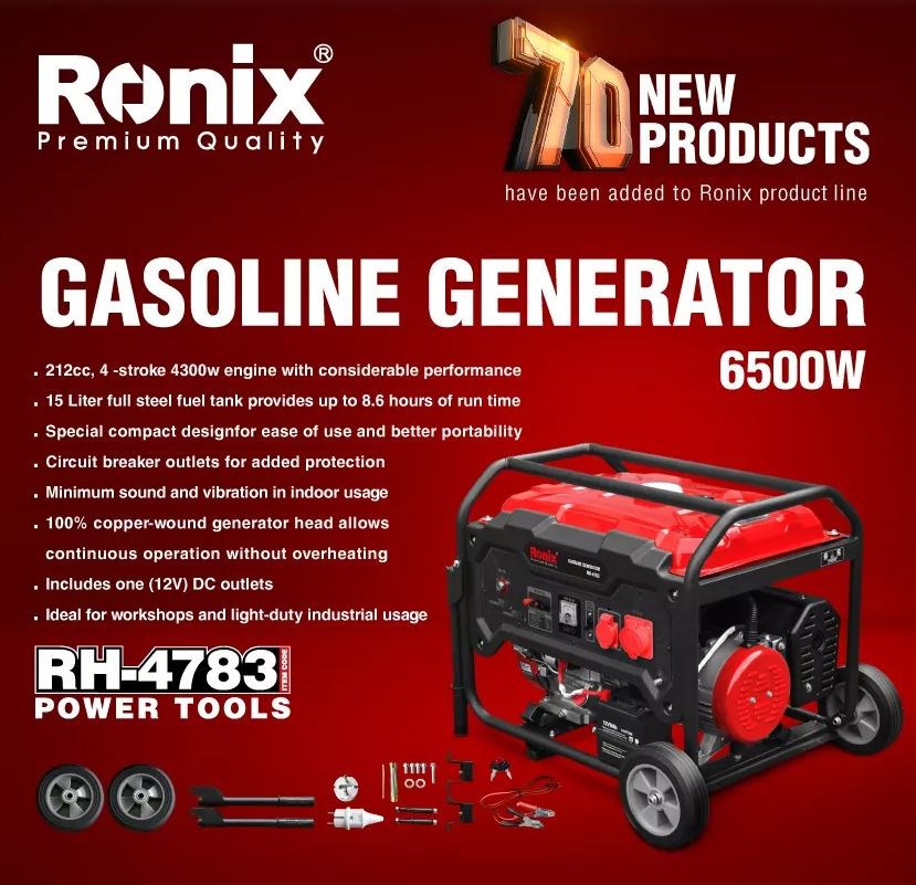 RONIX GENERATEUR ESSENCE 6500W RH-4783_1