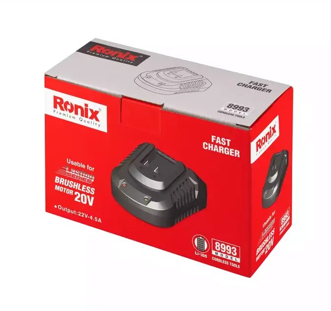 Ronix Chargeur Rapide - 220 V - 50 Hz - 4 A