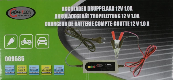 Chargeur de batterie dropcount type 6/12V 1.0A