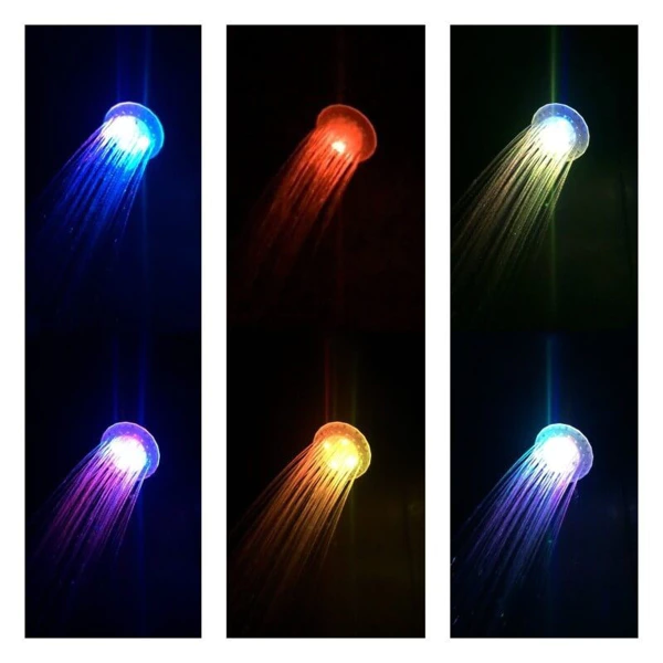 Pommeau de douche LED arc-en-ciel