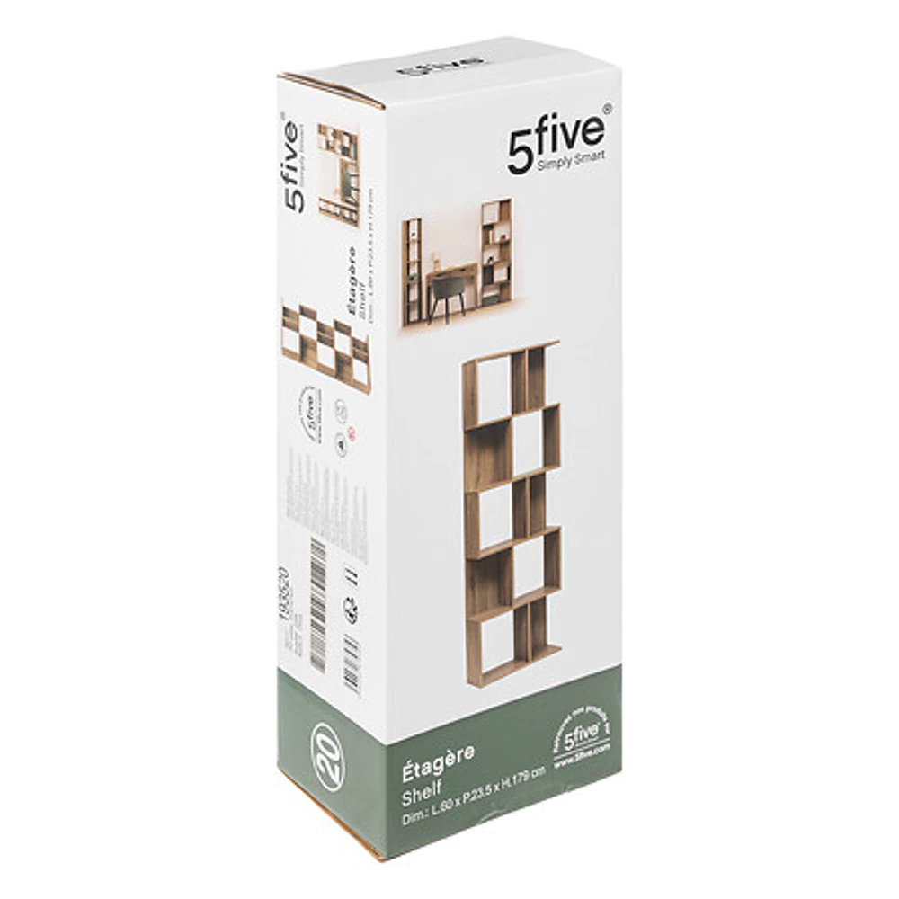 etagere double naturel novia, beige