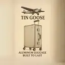 Valise Aluminium Tin Goose © Couleur 1805 Silver