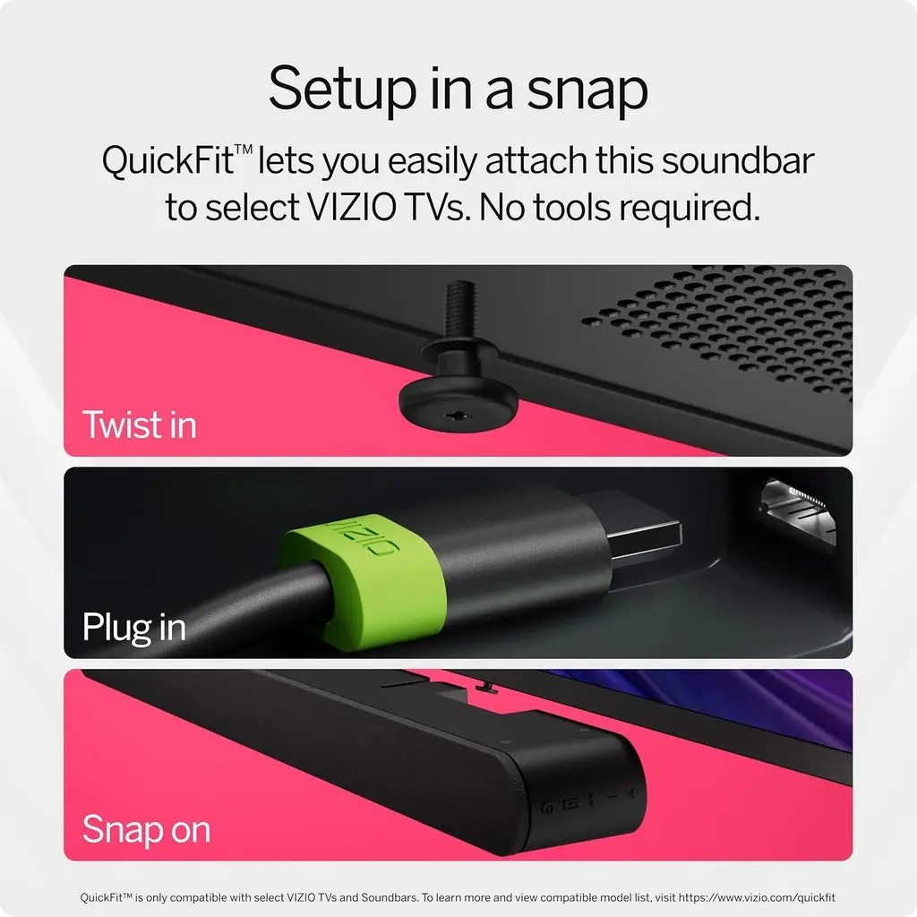 Vizio 2.0 Barre de son Dolby Atmos & DTS