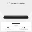 Vizio 2.0 Barre de son Dolby Atmos & DTS