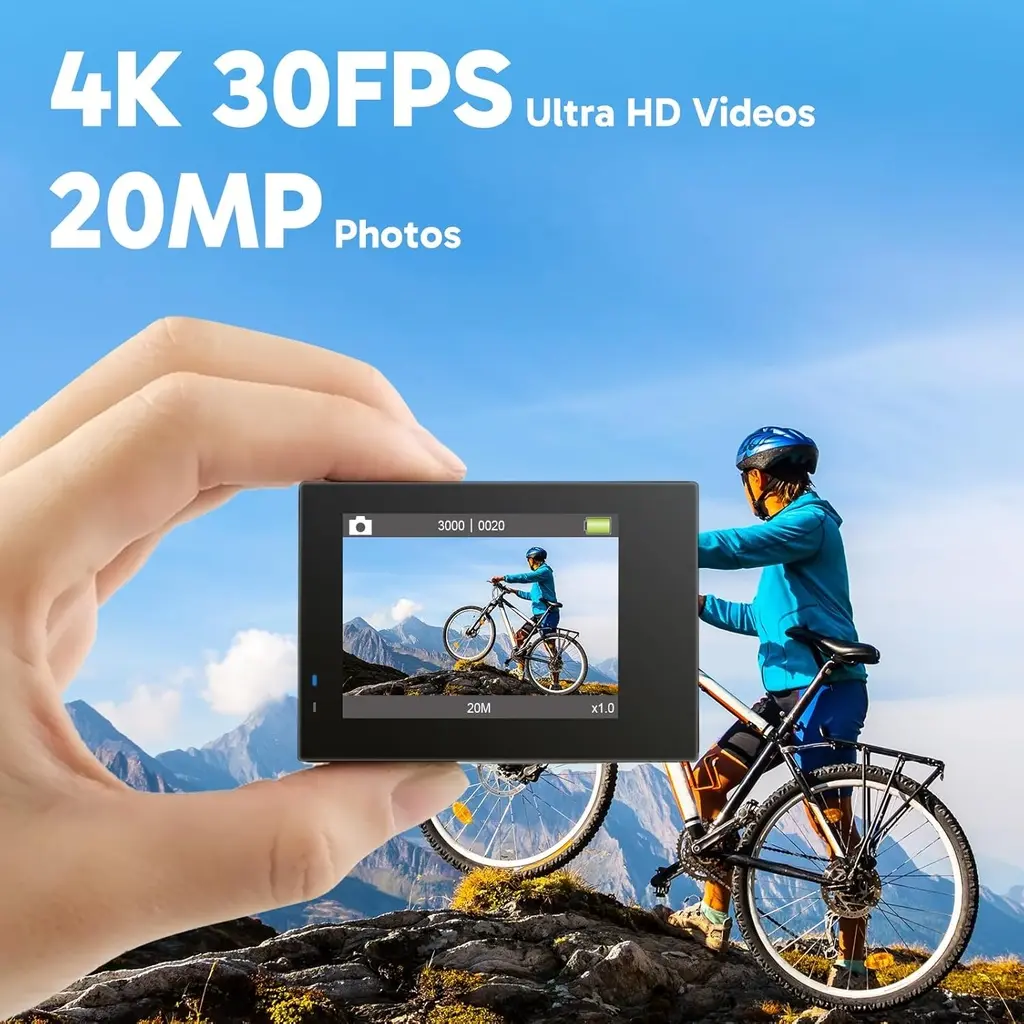 AKASO Brave 4 Action Camera 4K 30fps