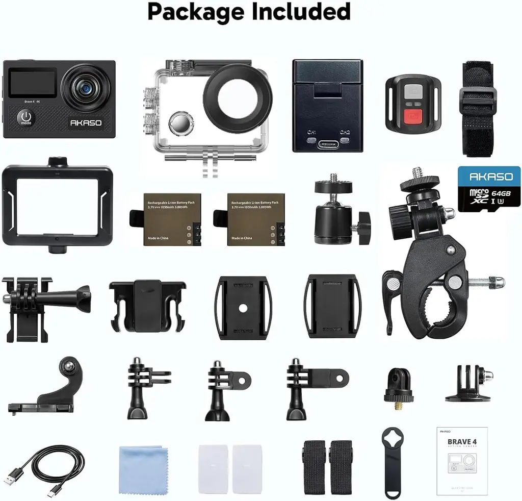 AKASO Brave 4 Action Camera 4K 30fps