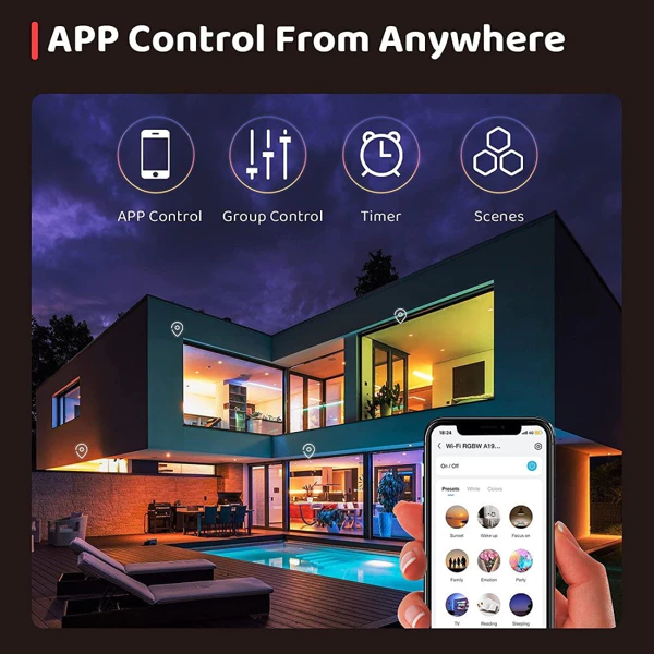 4 Ampoules intelligentes Teckin SB50