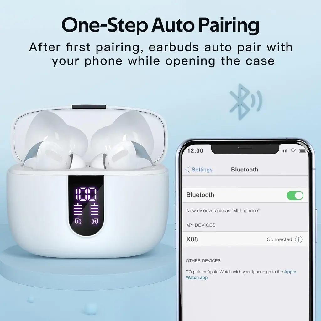 TAGRY X08 Ecouteurs Bluetooth sans fil