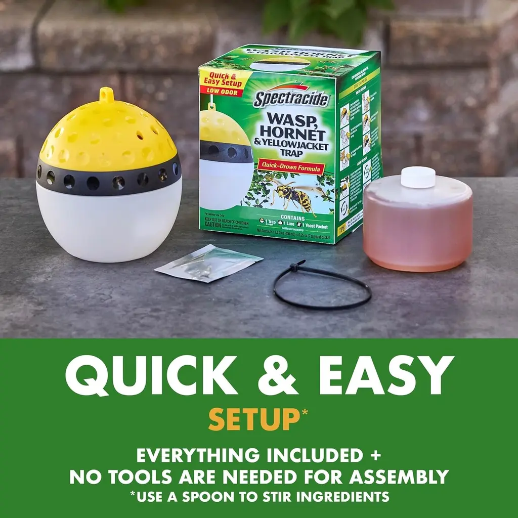 TRAP- Piege Spectracide Wasp & Hornet- Anti Guepes 13.5oz +0.25oz