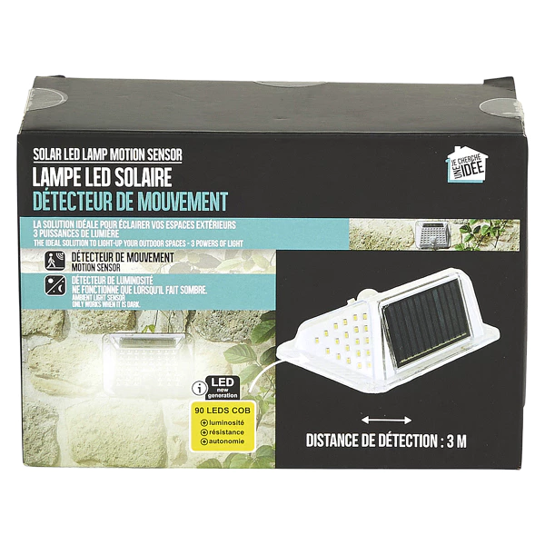 luminaire solaire 90 leds cob