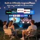 Projecteur video native 1080p HD wifi bluetooth SMART