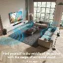 Barre de sonINSIGNIA home cinéma 5.1.2 avec caisson sans fil