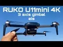 🚁 Ruko U11S Drone 4K — Drone pliable pour débutants et amateurs