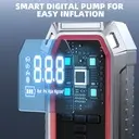 Jump Starter de batterie avec compresseur 5k A et led 