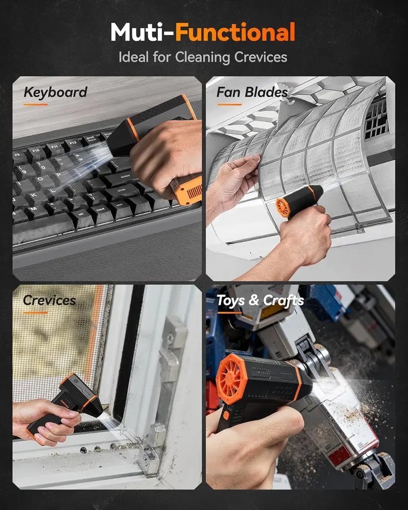 Wolfbox MF50 souffleur d'air 110k rpm