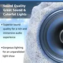 Speakers Rocher resistant à l'eau (2pcs) RGB Solaire