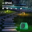 Speakers Rocher resistant à l'eau (2pcs) RGB Solaire