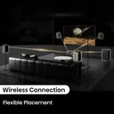 home cinema Hisense Devialet HT Saturn 4.1.2 canaux avec caisson de basses sans fil, Dolby Atmos, DTS:X, Bluetooth 5.3, EzPlay, HDMI 