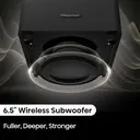 home cinema Hisense Devialet HT Saturn 4.1.2 canaux avec caisson de basses sans fil, Dolby Atmos, DTS:X, Bluetooth 5.3, EzPlay, HDMI 