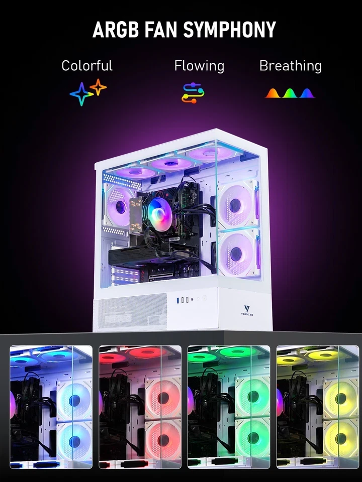 PC Gaming I7 E5 2.80Ghz 1GB GPU 8GB Ram SSD128