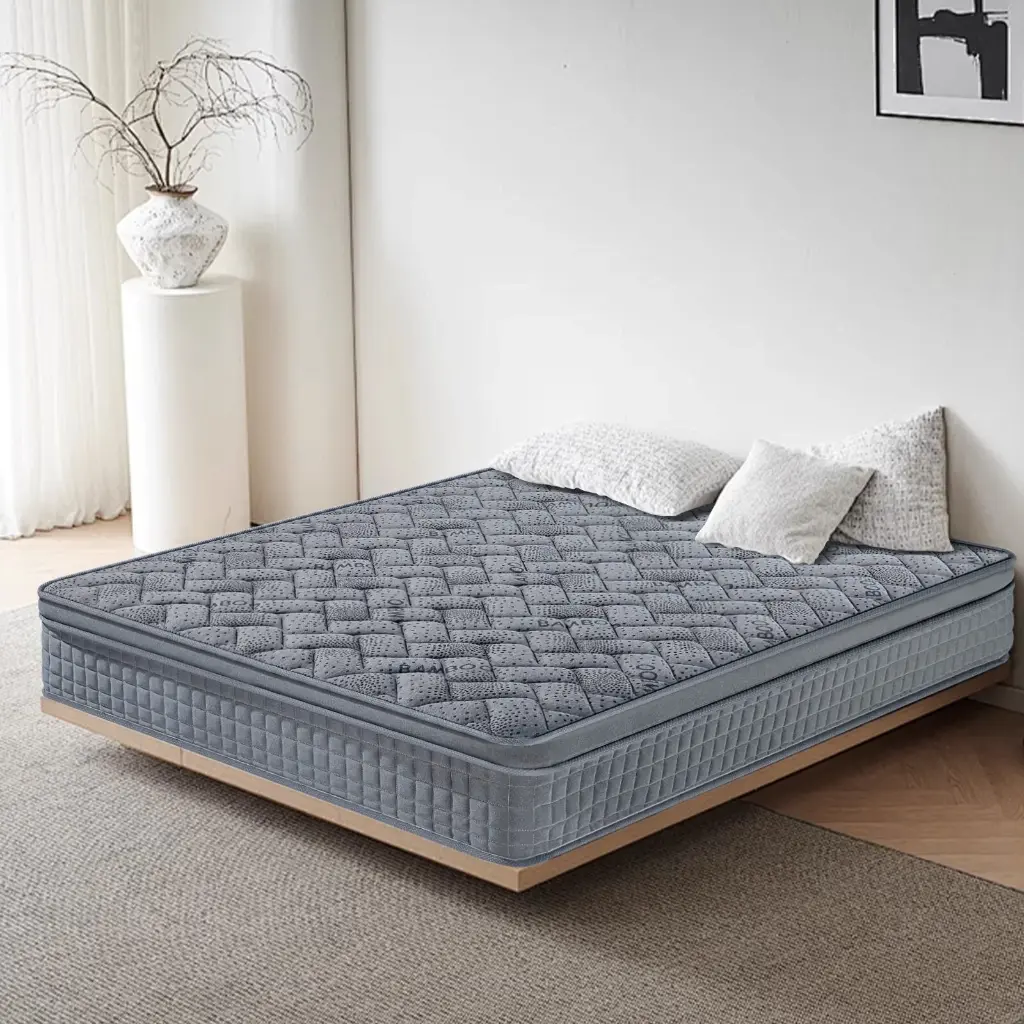 Matelas hybride OUUI 25cm – Fermeté moyenne – Mousse à mémoire de forme – Livré en boîte