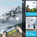Drone Oddire avec caméra 1080p – Drone pliable avec 2 batteries et sac de transport