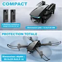 Drone Oddire avec caméra 1080p – Drone pliable avec 2 batteries et sac de transport
