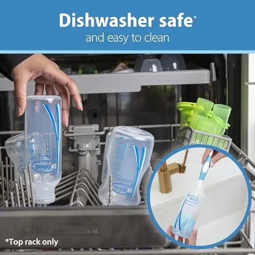 Biberons anti-coliques Dr. Brown’s Options+ 120 ml – Débit lent niveau 1 – Lot de 4