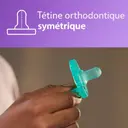 Tétines orthodontiques Philips Avent Soothie – Silicone, 0-3 mois