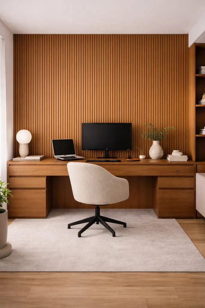 PANNEAU ACOUSTIQUE FIN #3 TEAK 2400*600*8mm