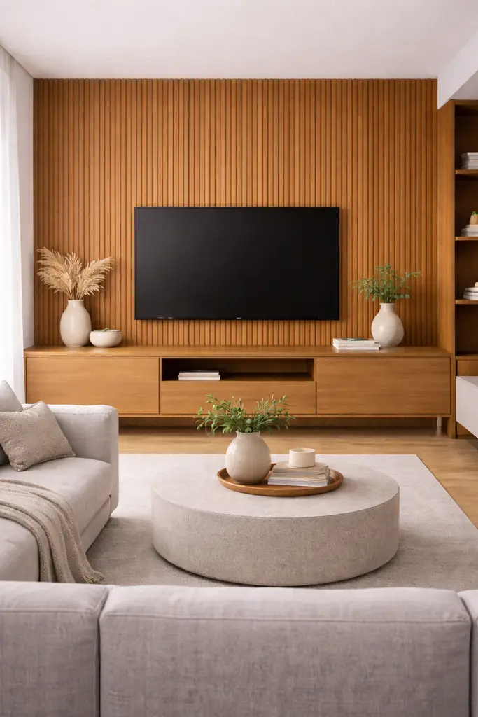 PANNEAU ACOUSTIQUE FIN #3 TEAK 2400*600*8mm