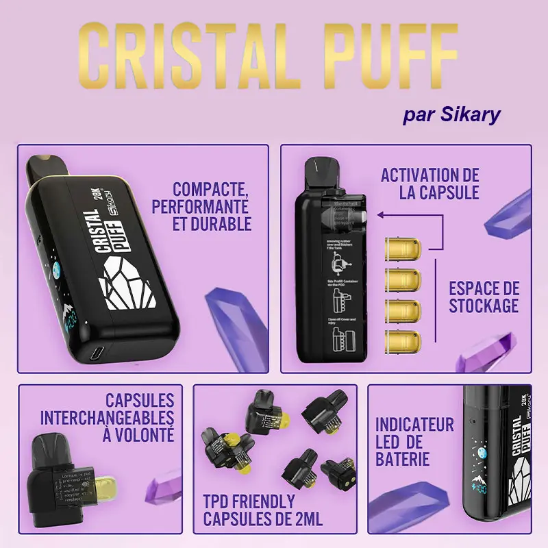 KIWI PASSION - CRISTAL PUFF 28K 