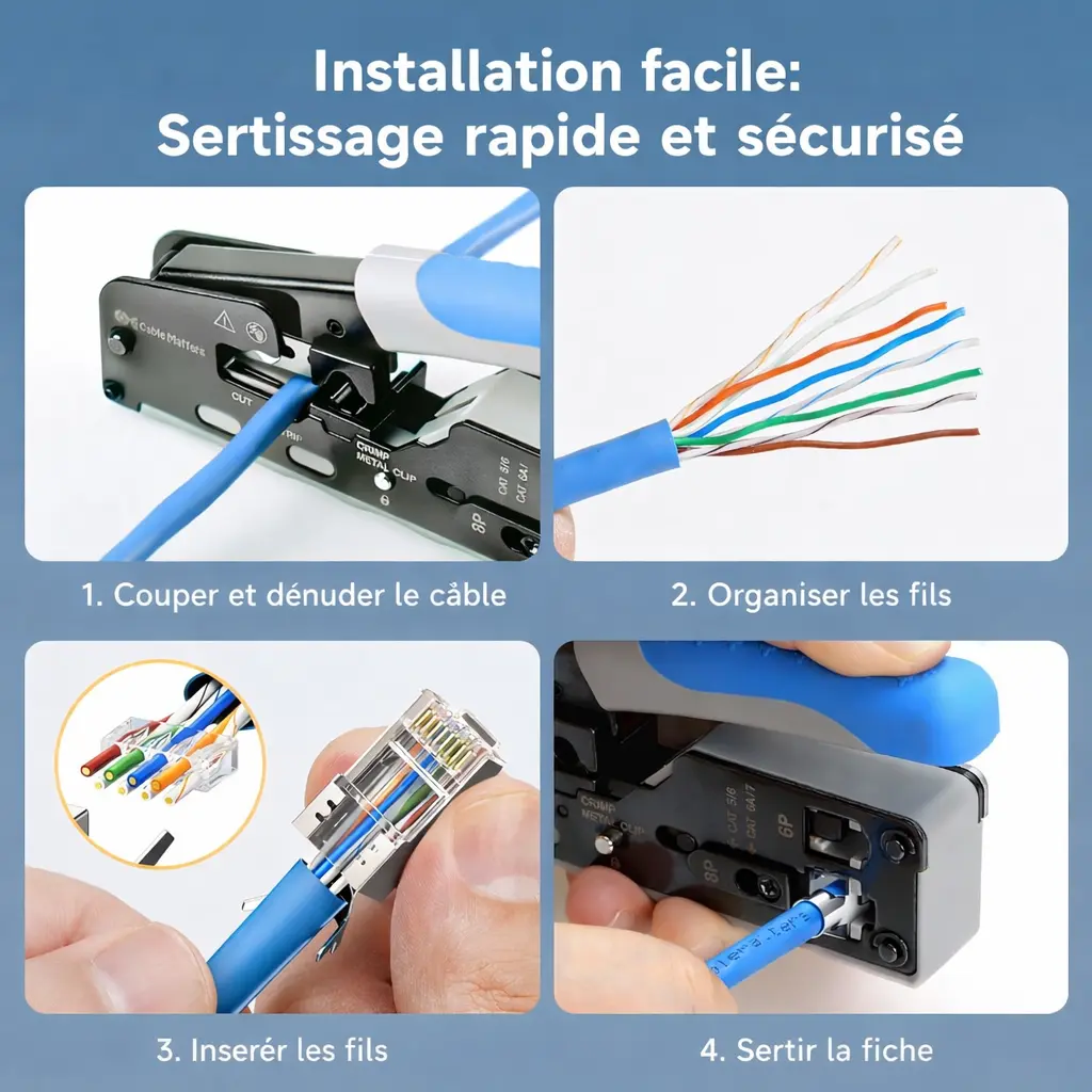 RJ45 CAT6 pack de 50