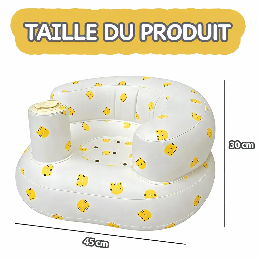 Siège Gonflable Bébé QISHENG dès 3 Mois