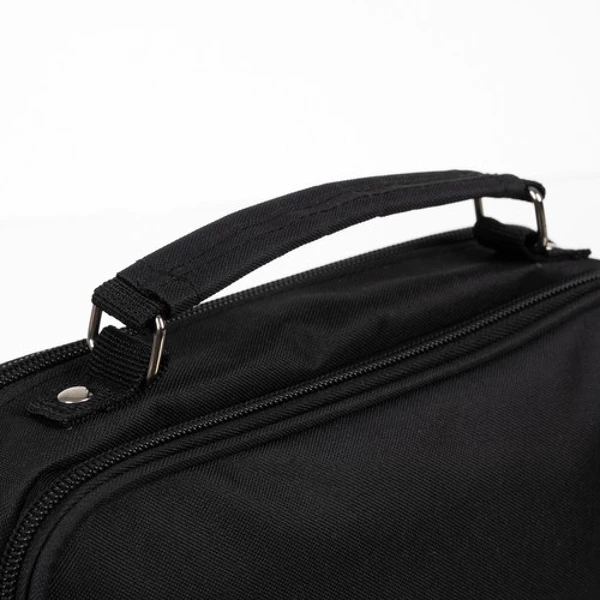 Trousse crayons double extensible noir Maaleo