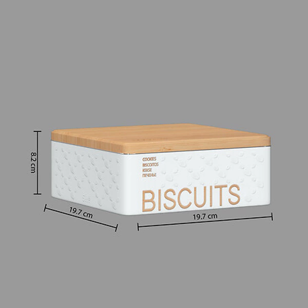 Boîte à biscuits Scandi Edition BR6, blanc