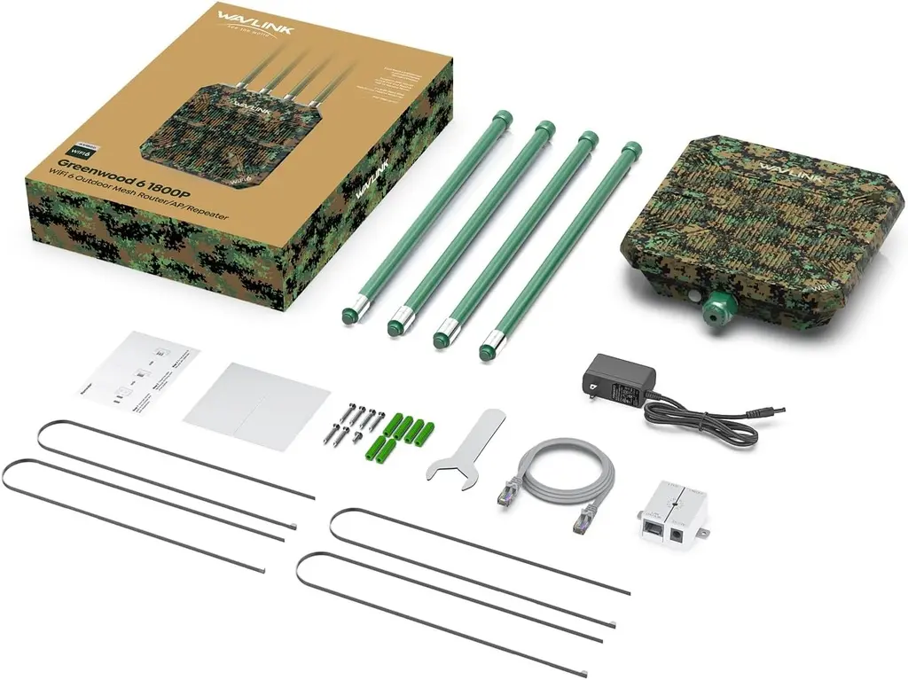 Répéteur WiFi 6 Extérieur AX1800 avec PoE – Étanche IP67