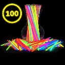 Bracelets lumineux, bâtons lumineux, couleurs variées