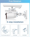 Lampe solaire avec caméra factice (imitation de surveillance)