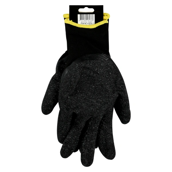 Gants de travail latex noir