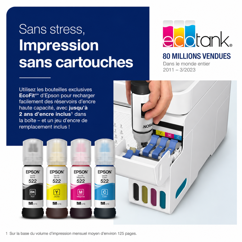 Epson EcoTank ET-4800 Wireless imprimante 