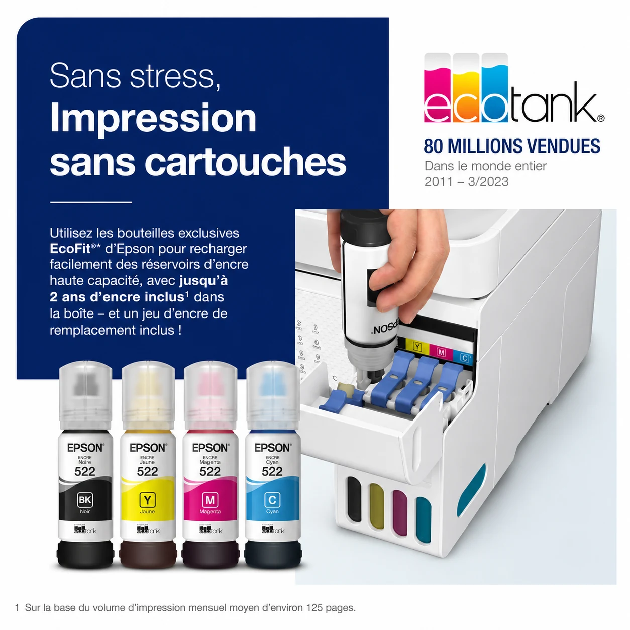 Epson EcoTank ET-4800 Wireless imprimante 