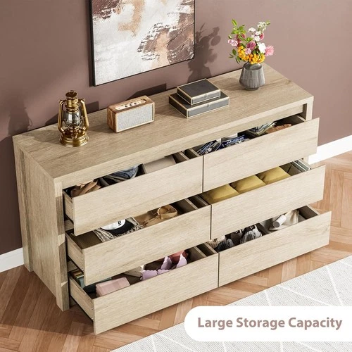 Grande Commode Moderne 6 Tiroirs