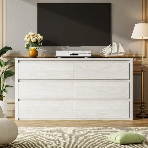 Grande Commode Moderne 6 Tiroirs 