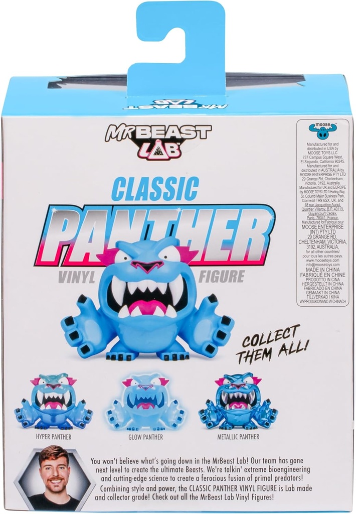 MrBeast Lab – Panthère Classique 3,5" (Figurine Vinyle en Coffret Premium)