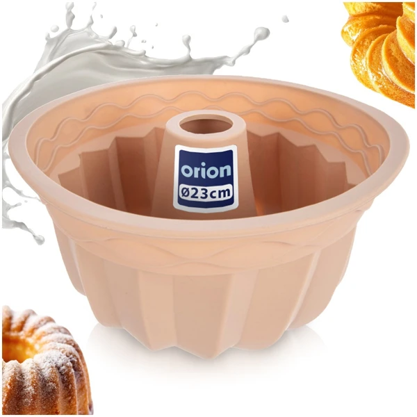 Moule a gateau en silicone avec cheminee