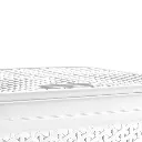 Panier a linge en plastique, blanc, 55 l