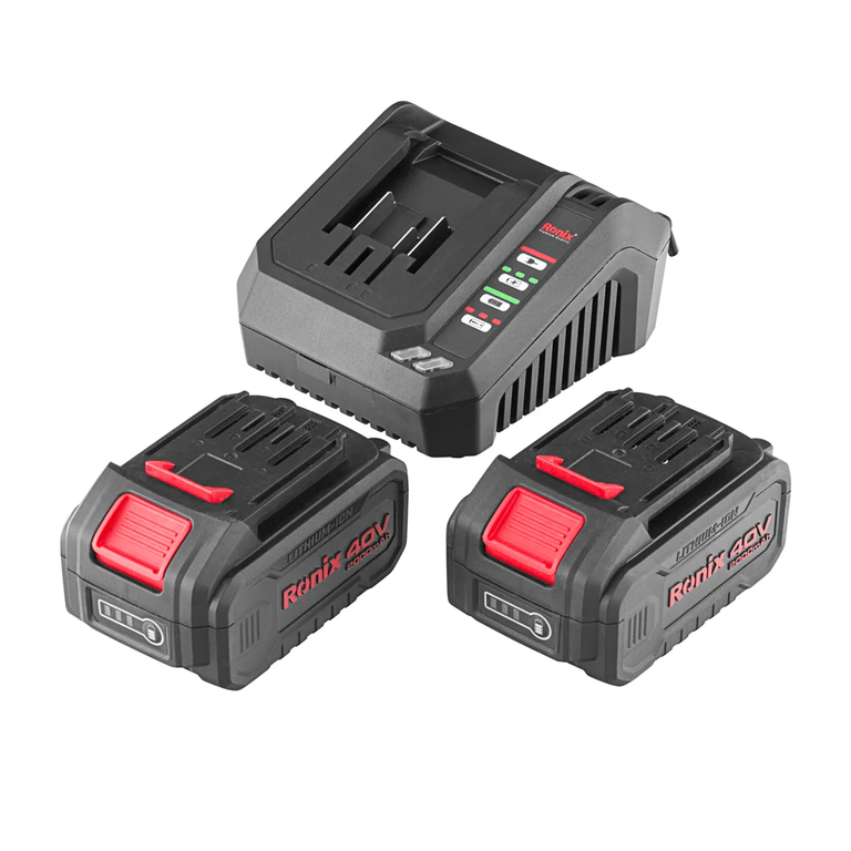 Kit marteau perforateur sans fil 40 V Ronix 8910C-40V